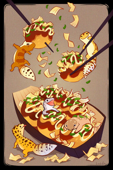 takoyaki geckos