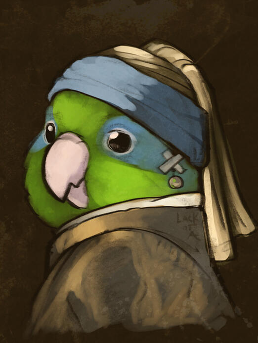 Bird with a Pearl Earring