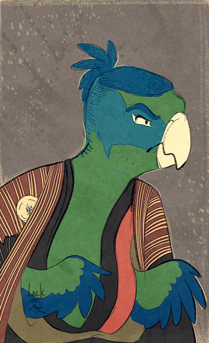 Kabuki Actor (bird)